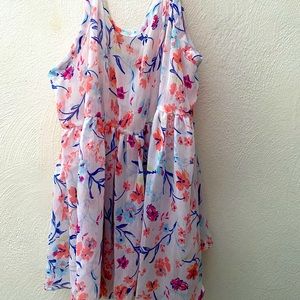 Torrid Floral Spaghetti Strap Tank Top